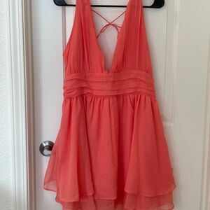 Abercrombie & Fitch Coral Mini Dress, L